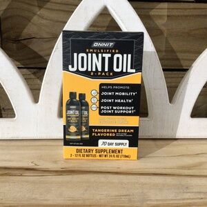 New ONNIT Joint Oil Liquid Fish Oil Support Joint Health and Mobility exp 3-25